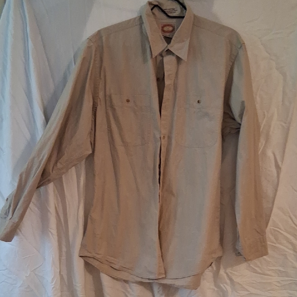 Banana Republic Beige Lightweight Shirt Jacket